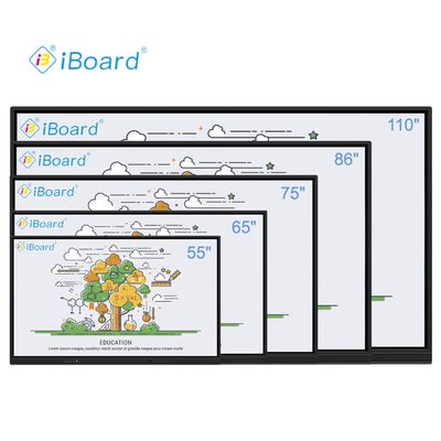 55 65 75 86 inch 4K LCD Interactief Whiteboard Digitaal Paneel Smart Classroom Elektronisch Board Digitaal Smart Board voor onderwijs