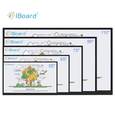 55 65 75 86 inch 4K LCD Interactief Whiteboard Digitaal Paneel Smart Classroom Elektronisch Board Digitaal Smart Board voor onderwijs