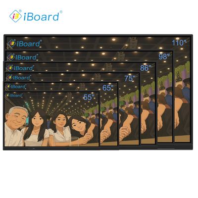 55 65 75 86 98 inch 4K LCD Interactief Whiteboard Touch Panel Smart Screen Klaslokaal Elektronisch Board Digitaal Smart Board voor onderwijs