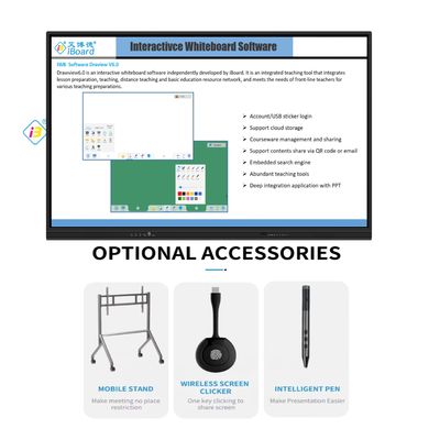 Big Size 98 Inch 4K LCD Interactief Smart Board Touch Panel Smart Screen voor het klaslokaal Elektronisch Board Digitaal Smart Board voor onderwijs