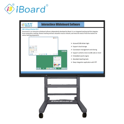1990*1203*113mm Productdimensie Interactieve touchscreen monitor met optioneel microfoon en HDMI-interface