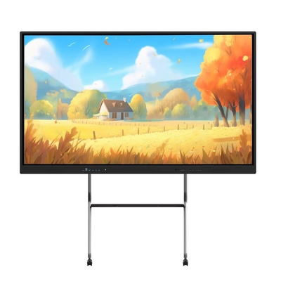 Pen Finger Touch Panel Display 75 86 Inch Android PC allemaal in één 50000 Hrs met USB TYPE-C RJ45 voor onderwijs klaslokaal kantoor vergaderingen