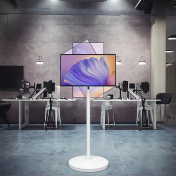 Interactieve 32 inch touchscreen kiosk met Android besturingssysteem en draaibare display voor een verbeterde ervaring
