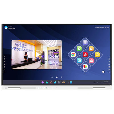 Nieuw Android 75 inch interactief platte paneel voor slimme klas en conferentie