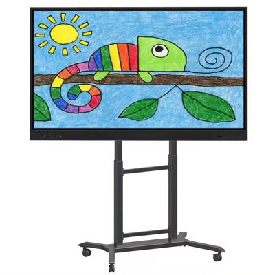 IBoard Hoogte verstelbaar 42"-86" Trolley Multi Mobile TV Cart voor interactief platbord Smart Whiteboard VESA 100*100-800*600mm