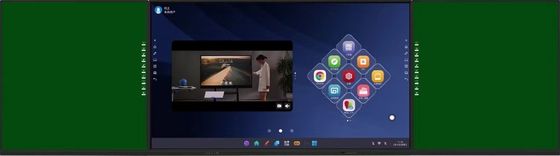 75 inch Intelligent Blackboard met Recordable Interactieve zijborden Voor school