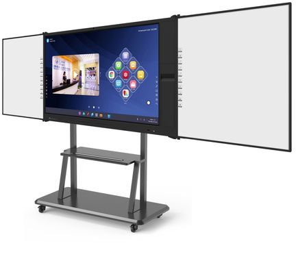 iBoard Factory Android 14 8+128G Interactief platte paneel met hoog contrast 1200:1 En cursorsnelheid 100 Dot/S 20 Touch Point ondersteund met Screen Share Interactief whiteboard