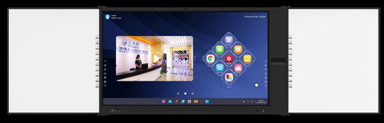 iBoard Factory Android 14 8+128G Interactief platte paneel met hoog contrast 1200:1 En cursorsnelheid 100 Dot/S 20 Touch Point ondersteund met Screen Share Interactief whiteboard