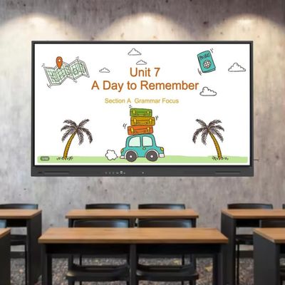 Ai Function 75 inch 4K Resolution Interactieve Flat Panel Smart TV met nieuw Android-systeem