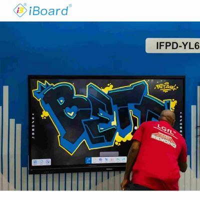 Android 14 besturingssysteem Touch Screen Classroom Board met USB A-interface en eenvoudige installatie