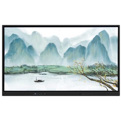 Iboard Interactief Whiteboard 75 inch USB-uitgangen Touch Panel Display in zwart raam Kleur voor onderwijs Kantoor zakelijke toepassingen Met krachtige software