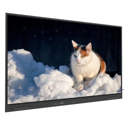IR Interactief Whiteboard 450 nits 86 Inch Android 14 Touch Wifi VGA DP USB Cloud Resources Smart TV Monitor Voor universitair kantooropleidingsgebruik
