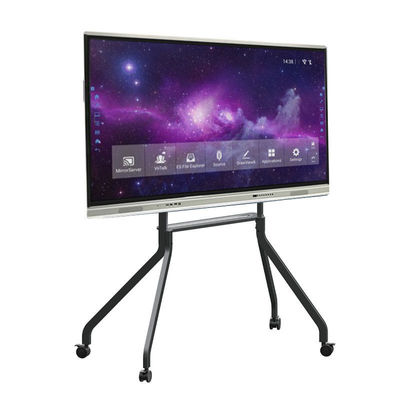 75 inch EDLA gecertificeerde interactieve platte schermdisplay. Smart touchscreen monitor voor onderwijs klaslokaal en bedrijfsleven, kantoor. Smart interactieve scherm Android 14 en Windows Dual System IFPD