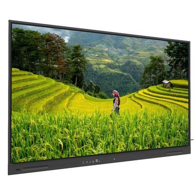 Interactief plat paneel 75 inch Android 14 OPS PC Wifi BT USB RJ45 Touch Software Smart Board voor schoolonderwijs Opleidingsvergadering