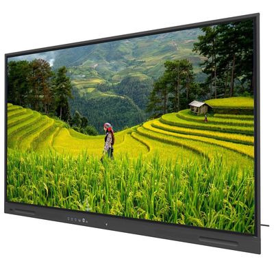 Interactief plat paneel 75 inch Android 14 OPS PC Wifi BT USB RJ45 Touch Software Smart Board voor schoolonderwijs Opleidingsvergadering
