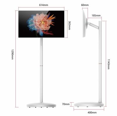 27 inch draagbaar slim scherm Smart TV voor winkel display / SOHO / Outdoor