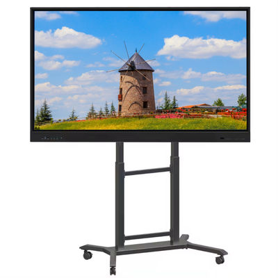 LED Interactief Smartboard 65 Inch 4K UHD Display met Touch Android 14 Ingebouwde Camera Microfoon PC Speaker WiFi Perfect voor Schoolonderwijs, Conferenties & Kantoorgebruik