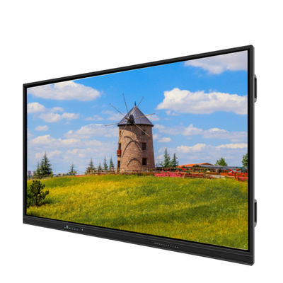 LED Interactief Smartboard 65 Inch 4K UHD Display met Touch Android 14 Ingebouwde Camera Microfoon PC Speaker WiFi Perfect voor Schoolonderwijs, Conferenties & Kantoorgebruik