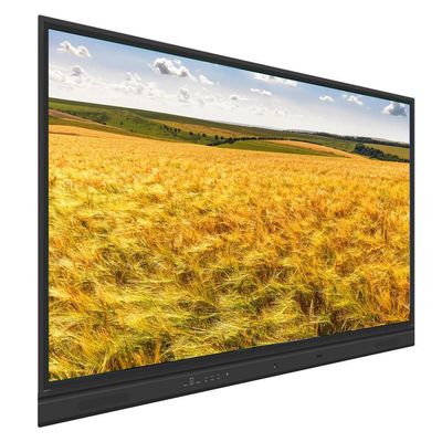 75 86 Inch Wandgemonteerd LCD Interactief Whiteboard met 2x 15W Luidsprekers subwoofer Optioneel en Optionele Ingebouwde Camera en Microfoon Android PC Systeem