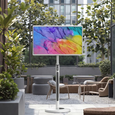IBoard 32 inch Draagbare Oplaadbare Smart Tv Met Camera Batterij Touchscreen Monitor Interactief Digitaal Display Voor Thuis Kantoor