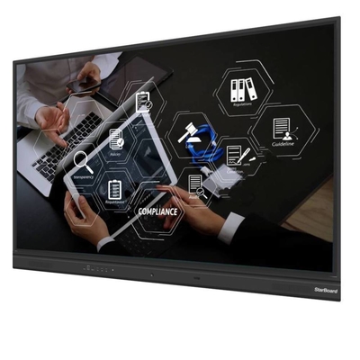 75 inch 16,7M Display Kleuren Interactieve touchscreen Monitor Met 50 punten 4+32G/8+128G optionele RAM En Rom voor Universiteit School Onderwijs Groothandel