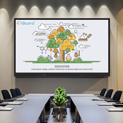 98 inch Interactief Flat Panel 4K UHD Display Smart Touchscreen met Projectie AI Functie Smart Board voor Vergaderruimte