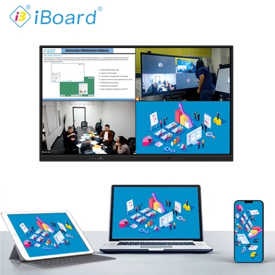 98 inch Interactief Flat Panel 4K UHD Display Smart Touchscreen met Projectie AI Functie Smart Board voor Vergaderruimte