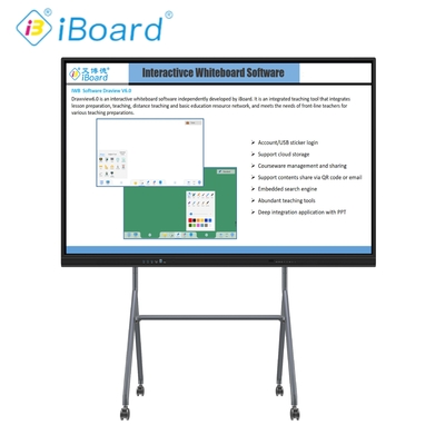 86 inch interactief plat paneel 4K Smart Screen met bijgewerkte AI functie voor slim onderwijs