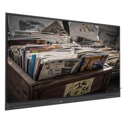 Interactieve Flat Panel Displays 110 inch Groot Scherm Android OPS PC USB HDMI TYPE-C Verbindingspoorten Alles-in-één 50 Aanraakpunten Muurtype Mobiel