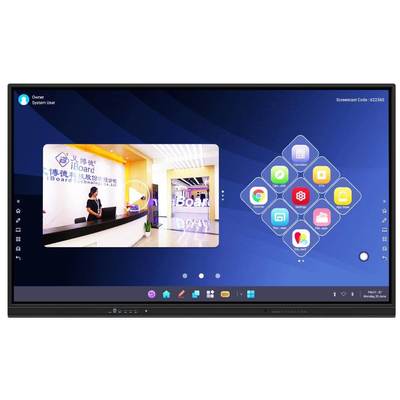 LCD Smart Bord 98 Inch Android 14 Wifi BT Hotspot 50 Aanraakpunten USB HDMI TYPE-C Poorten Educatieve Kit Video Online Vergaderpanelen