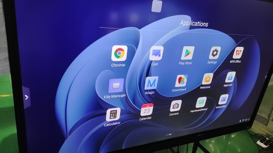 19 jaar fabrieksgroothandel infrarood aanraking 20 aanraakpunten interactieve touchscreen monitor laag stroomverbruik 178° kijkhoek ingebouwde Android 14 interactief whiteboard school onderwijs apparatuur