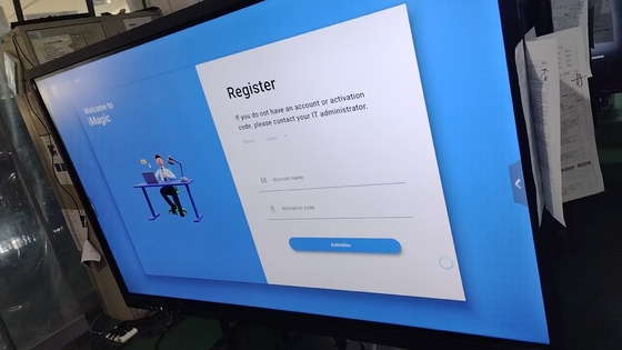 19 jaar fabrieksgroothandel infrarood aanraking 20 aanraakpunten interactieve touchscreen monitor laag stroomverbruik 178° kijkhoek ingebouwde Android 14 interactief whiteboard school onderwijs apparatuur