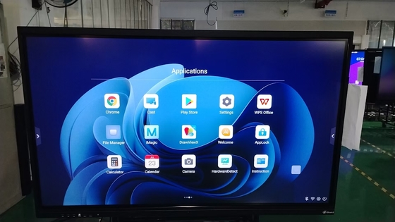 IBoard Factory Groothandel Interactief Touchscreen Monitor 2mm nauwkeurigheid 15W*2 Of 20W*2 Luidsprekers En Draadloos Scherm Projectie Interactief Whiteboard