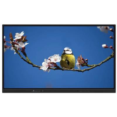 Infrarood Interactief Whiteboard 86 98 Inch Grootscherm Android Monitor WIFI Draadloos Deel Projector Paneelluidspreker Licht Sensor Gehard Glas Ingebouwd Voor Onderwijs Kantoor Onderwijs