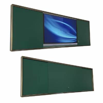 Intelligent Blackboard Glijdend 75 86 Inch Panel Board Wit Groen Optioneel Met Touch Panels Muur bevestigd Android Windows Operatiesysteem Voor klaslokaal vergaderkantoor