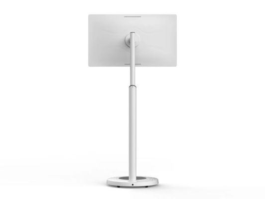 32 inch Android 13 touchscreen kiosk met mobiele standaard en interactieve digitale bewegwijzering