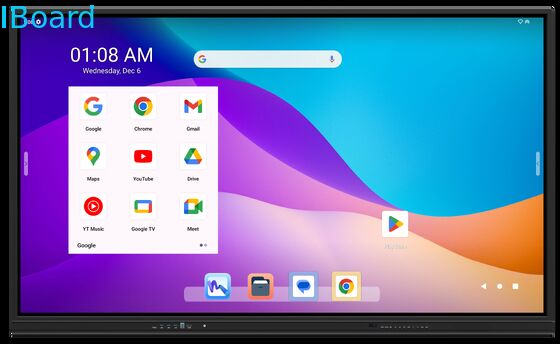 86 Inch Google EDLA Gecertificeerd Interactief Whiteboard met 8 Core CPU voor Klaslokaal en Conferentie