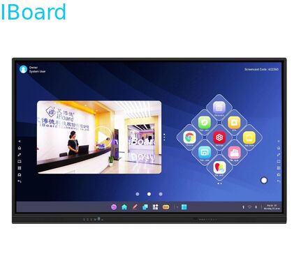 98 inch interactieve touchscreen TV met 4K Ultra HD en 20 touchpoints voor school en bedrijven