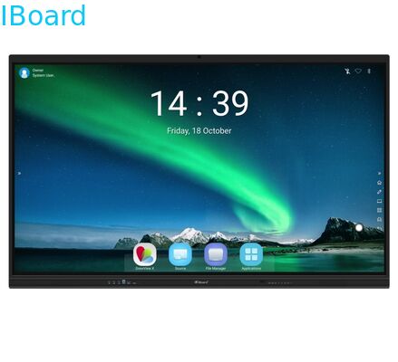 98 inch interactieve touchscreen TV met 4K Ultra HD en 20 touchpoints voor school en bedrijven