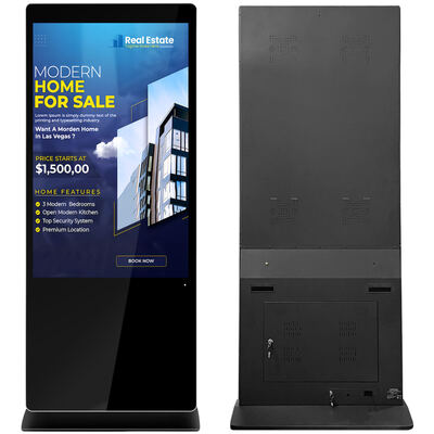 55 Inch Digitale Reclame Monitor met Infrarood/PCAP Touch en Android/Windows OS voor Commercieel Gebruik