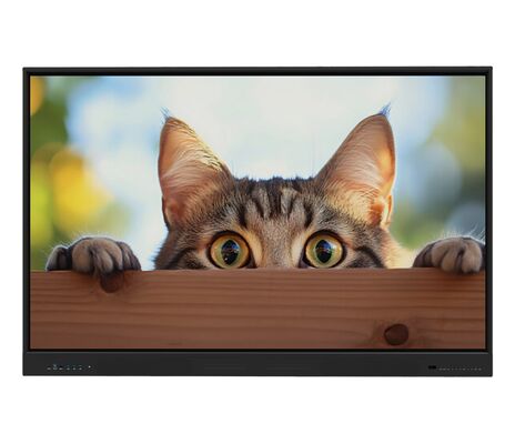 Interactief platbord Multi-Touch Smart Board met 4K-resolutie en Android/Windows-dual systeem voor onderwijs en bedrijfsleven