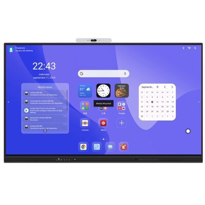 IBoard Interactief Whiteboard met USB-data-poort Gehard glas voor vergader- en conferentieruimte