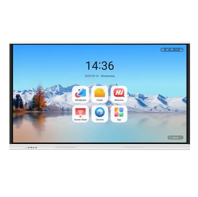 75 inch 4K-resolutie Interactief Whiteboard met 20-punts Multi-Touch Smart Touch Screen voor onderwijs en vergaderingen