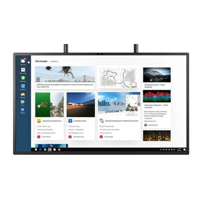 LED Interactief Whiteboard met Android 14 Ultra Fijne Infrarood Touch en Optionele Camera Mic voor Scholen en Vergaderingen