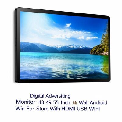 32 Inch Digitale Advertentiemonitor Android PC OS Muur Touchscreen voor Winkel Luchthaven Hotel