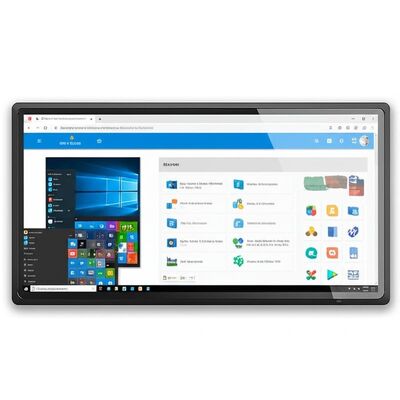65 inch alles-in-één interactief whiteboard met 8+128G opslag en infrarood touch voor lesgeven en vergaderingen