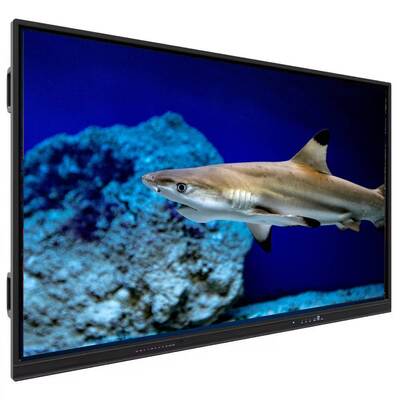 Interactief plat paneel met 20 punten aanraking 350 Cd/m2 Helderheid en 50.000 uur levensduur voor verbeterd onderwijs en samenwerking