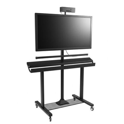 Aluminium Mobiele TV-standaard met 200 kg capaciteit en wielen voor 55 tot 110 inch Interactief Whiteboard