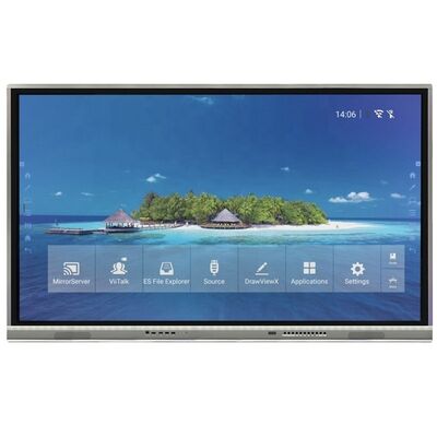 IBoard Factory Android 9.0 Interactief Flat Panel met 50.000 uur levensduur en 40 aanraakpunten voor verbeterd lesgeven