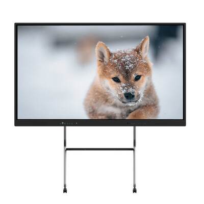 86-inch interactief plat paneel met Android WiFi en geïntegreerde whiteboardsoftware voor klaslokalen en kantoren